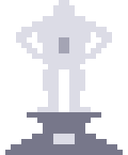Silver bodybuilder trophy